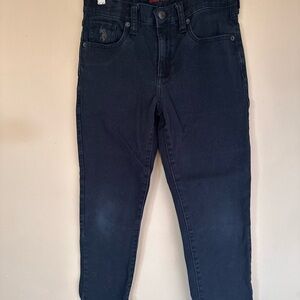 U.S. Polo Assn. Boys 10 Black Dark Jeans